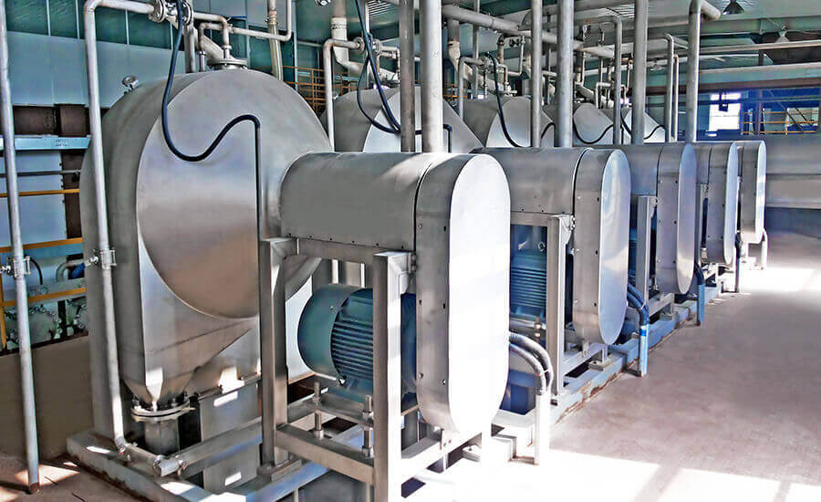 Potato starch production line